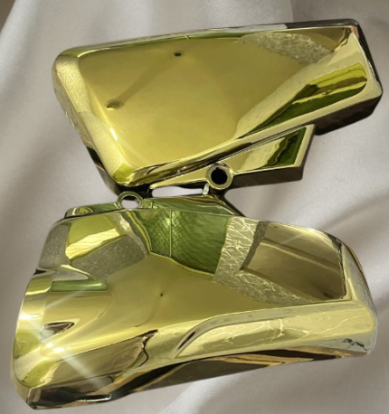 Royal Gold Bike Side Cover – PVD Luxe Finish
