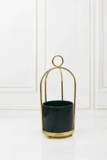 Decorative High-Shine Gold Metal Chalice